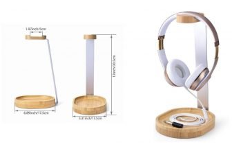 best wooden headphone stand