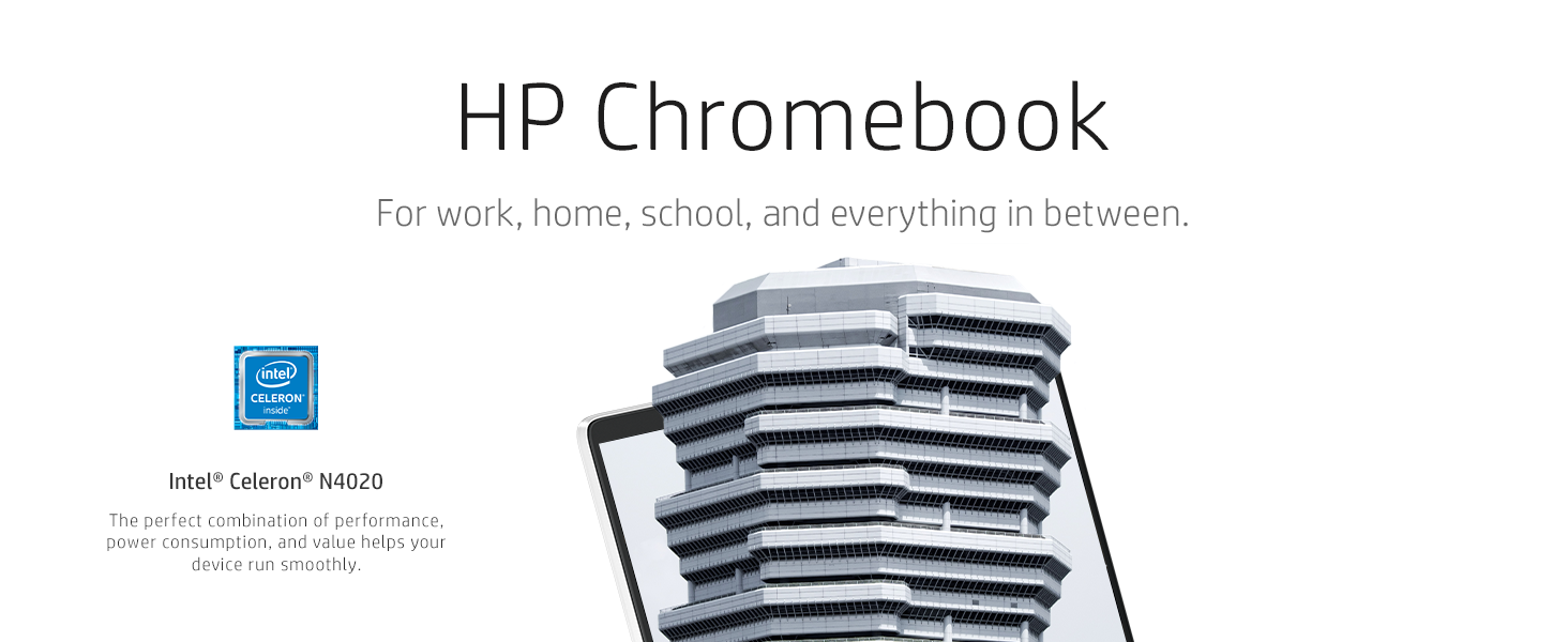 HP Chromebook 14 Laptop, Intel Celeron N4020