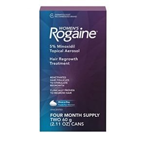 Women's Rogaine 5% Minoxidil Foam for Hair Thinning and Loss