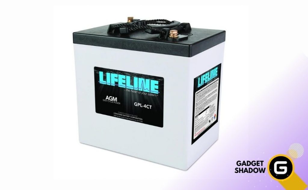 Lifeline Marine AGM Battery - best batteries for golf carts
