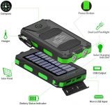 Oukafen Solar Charger, 20000mAh Solar Power Bank